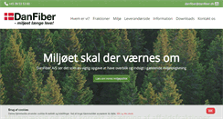 Desktop Screenshot of danfiber.dk