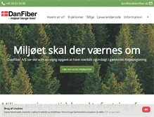 Tablet Screenshot of danfiber.dk